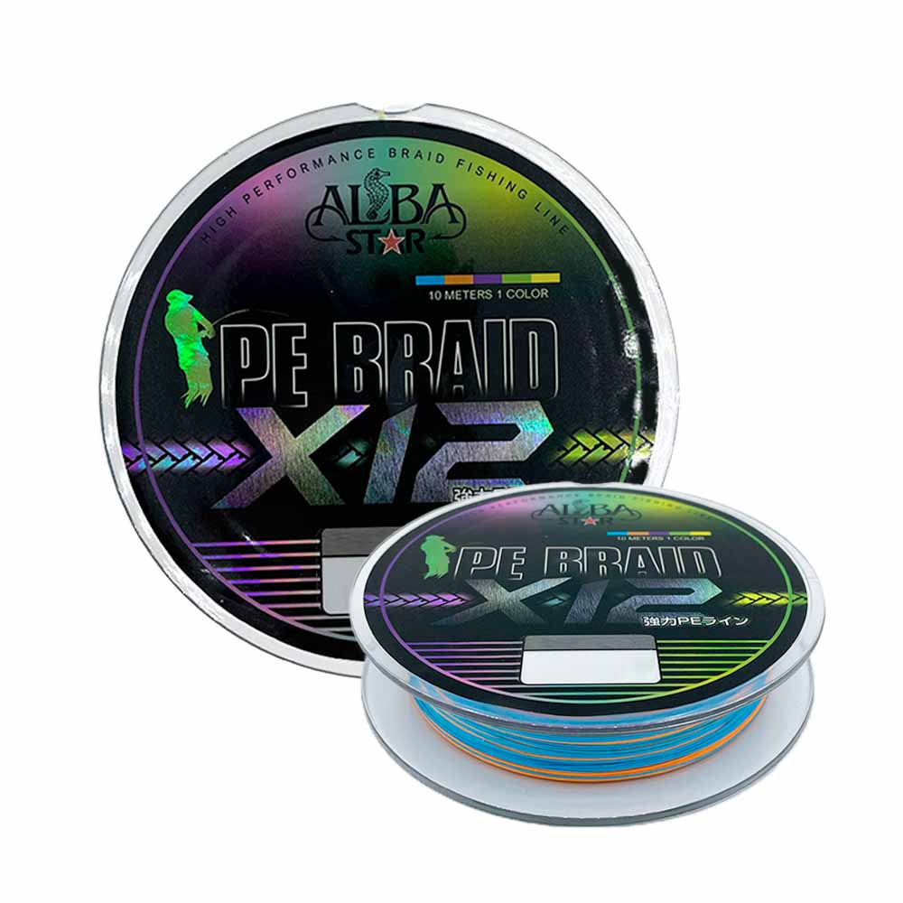Albastar Carrier 12x Pe İp Misina - MULTICOLOR - 0.16MM - 150M - 11.50KG
