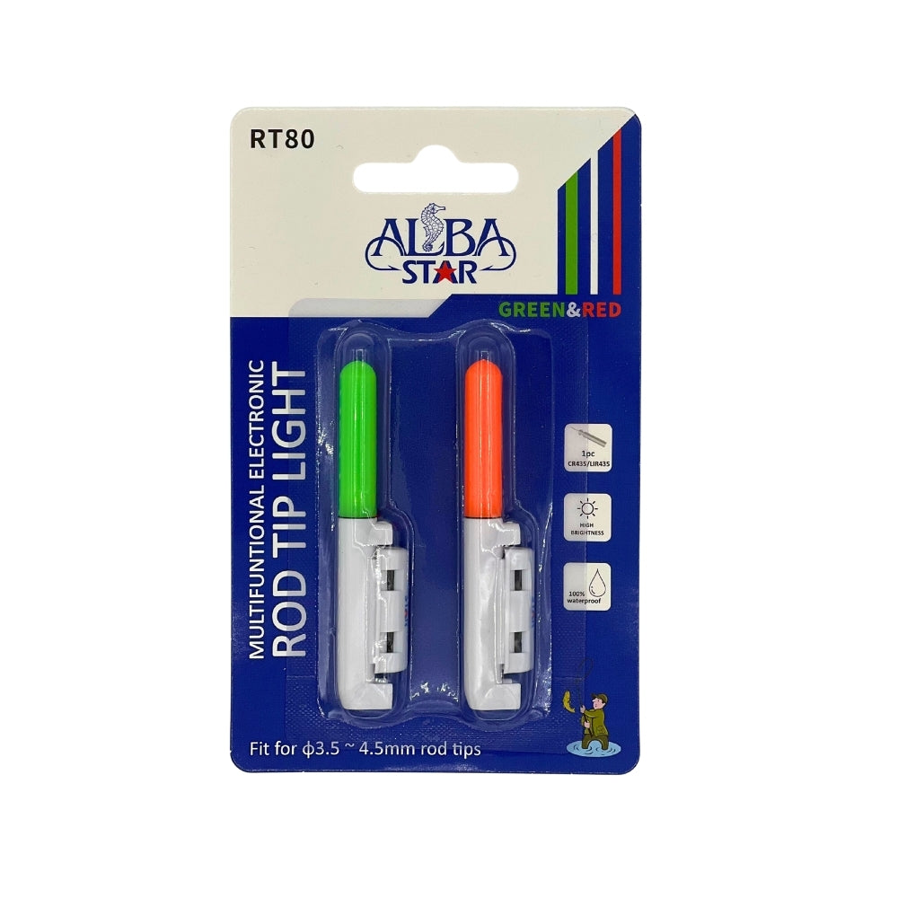 Albastar Pilli Olta Ucu Işığı - YEŞİL/KIRMIZI - 2Lİ