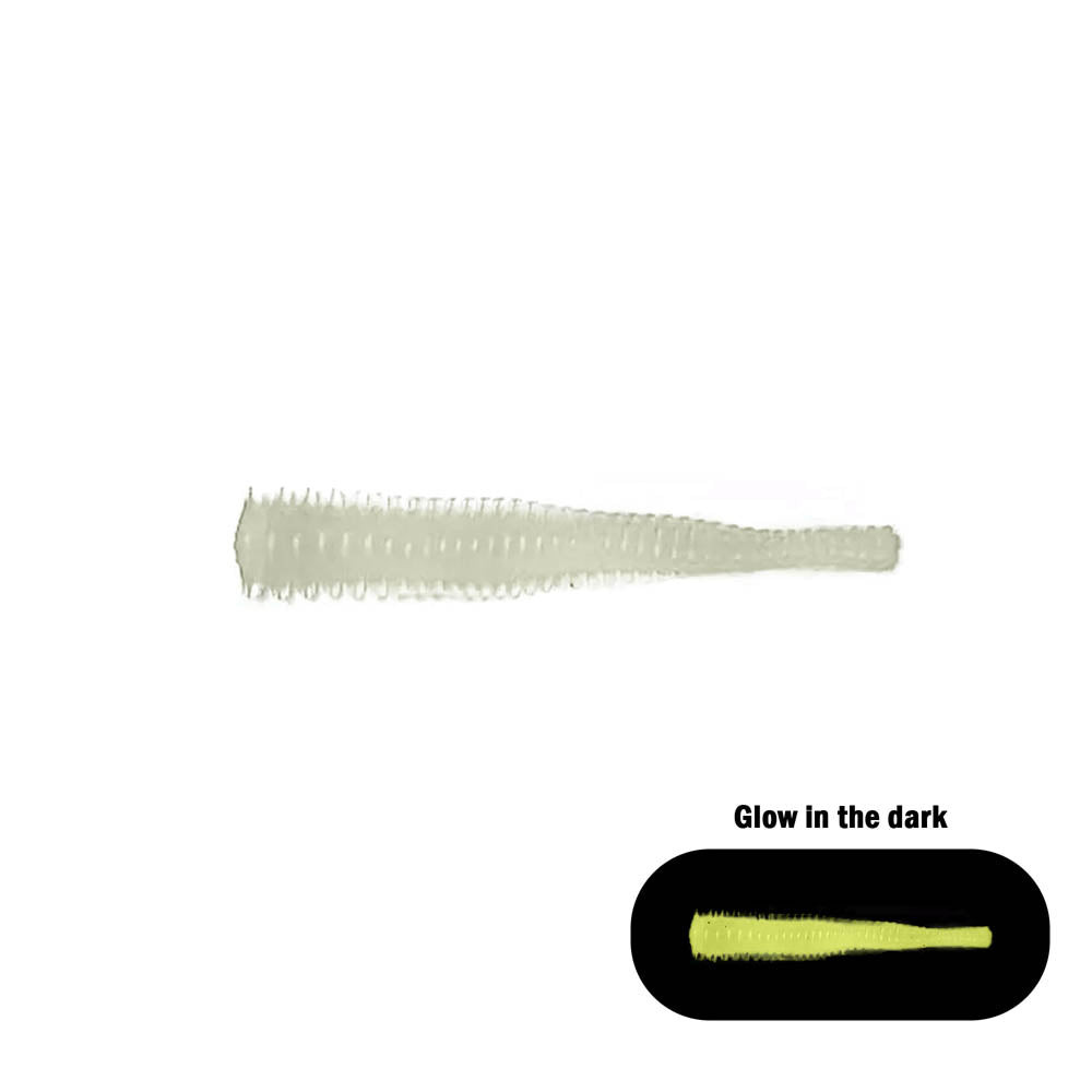Albastar Sandworm Silikon Sahte Yem - GLOW - 55MM