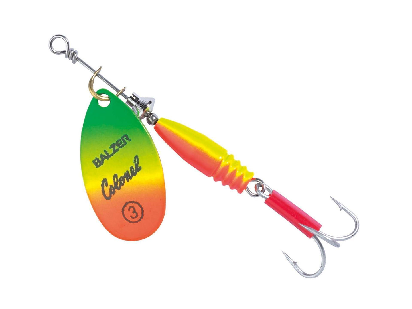 Balzer 13062 Colonel Classic Fluo Uzun Gövde Alabalık Kaşığı - Standart - 14 GR