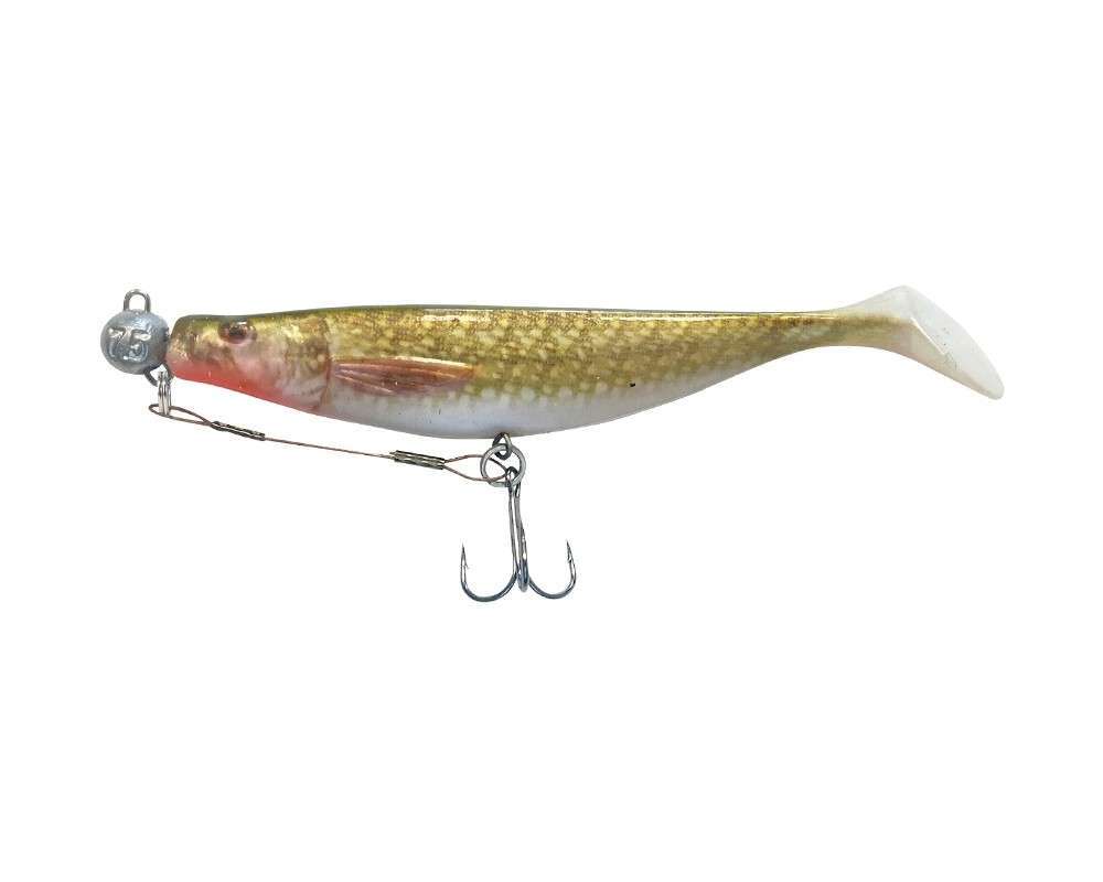 Balzer 16100 Silikon Yemler İçin Çelik Telli Spiral Kafa Rig 55cm - Standart - 5 GR