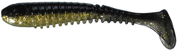 Berkley Flex Rib Shad Sahte Balığı - CLEAR GOLD BLACK BACK - 9CM-75LI