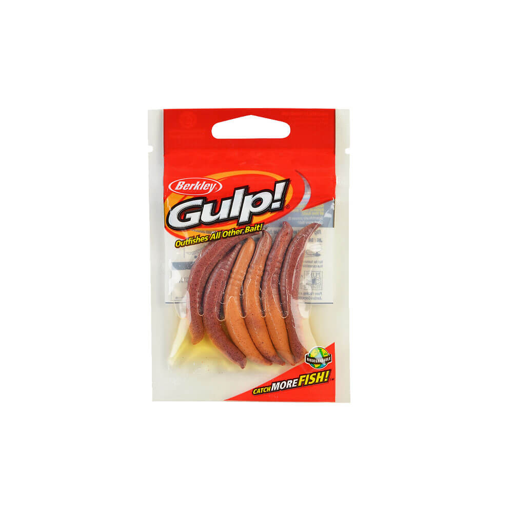 Berkley Gulp Floating Pinched Crawler Sahte Kurt - NIGHTCRAWLER - 5CM - 6LI