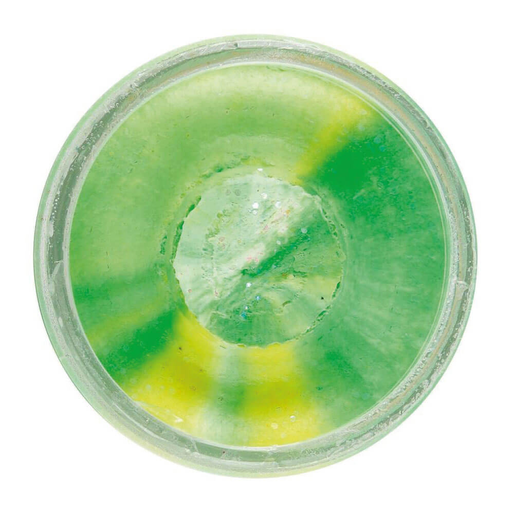 Berkley Powerbait Double Glitter Trout Bait Sahte Yem - GREEN-WHITE-LEMON YELLOW