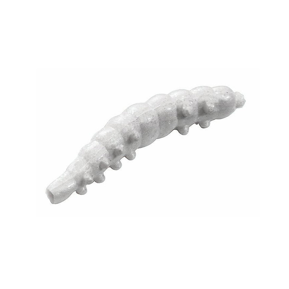 Berkley Powerbait Garlic Power Honey Worm - WHITE - 2.5CM - 55 ADET