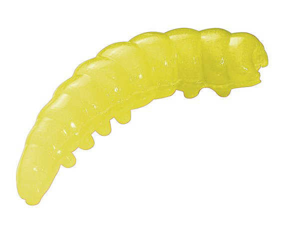 Berkley Powerbait Honey Worms Sahte Kurt - HOT YELLOW - 2.5CM