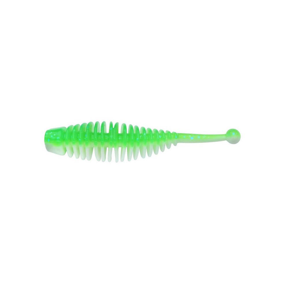 Berkley Powerbait Naiad Suni Yem - SPRING GREEN - WHITE - 30MM