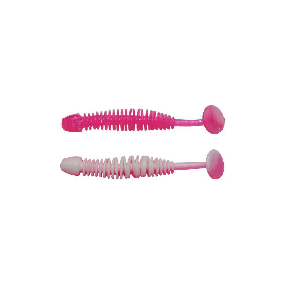 Berkley PowerBait Power Leech Suni Yem - PINK / WHITE - 50MM - 12Lİ
