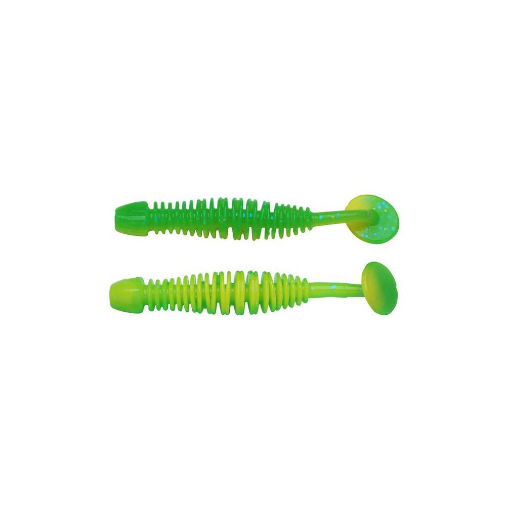 Berkley PowerBait Power Leech Suni Yem - SP.GREEN / SN.YELLOW - 50MM - 12Lİ