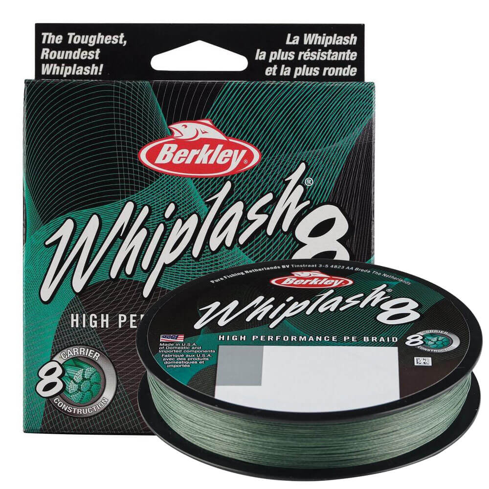 Berkley Whiplash 8 Braid İp Misina - MOSS GREEN - 0.10MM - 150MT - 14.8KG