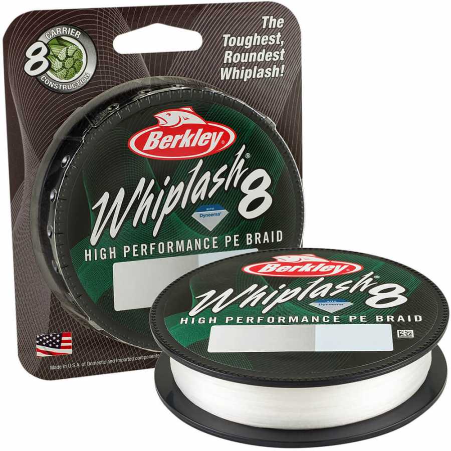 Berkley Whiplash 8 Braid İp Misina - CRYSTAL - 0.12MM - 300MT - 17.5KG