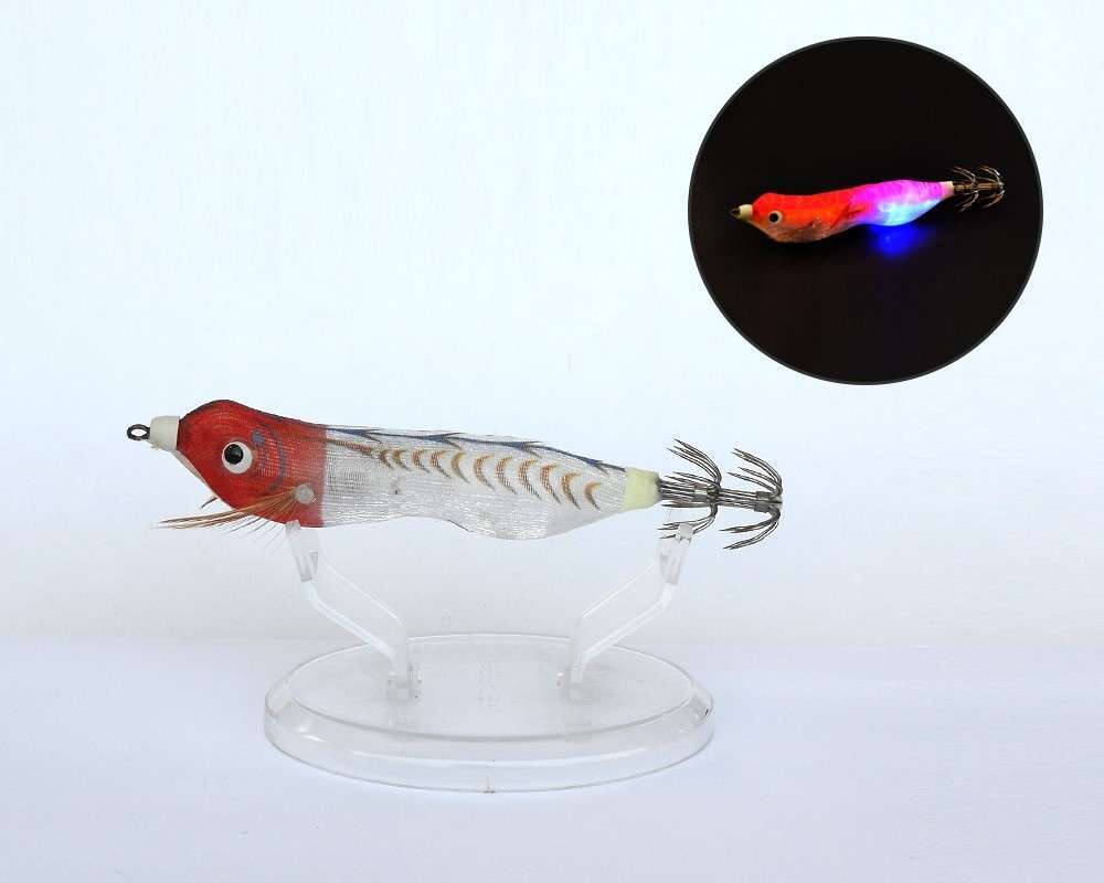 Captain 3016 Işıklı Kalamar Zokası 8cm Fukado Squid - 06