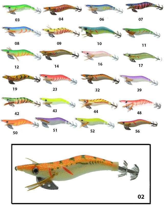 Captain 3017 Kalamar Zokası 10cm Wanted UV Squid Size 25 - 02