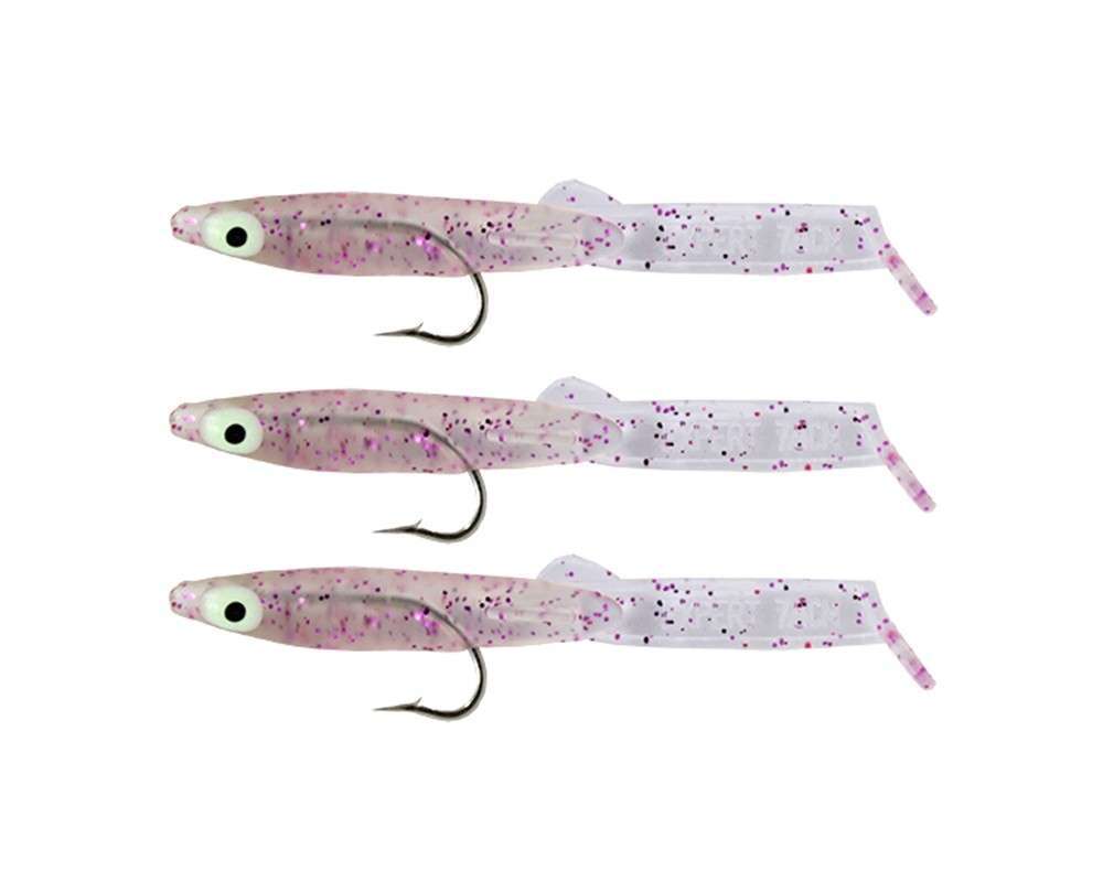 Captain 3525 Eel Fish 75cm Silikon Zargana Suni Yem 3lü Paket - E03 PINK G