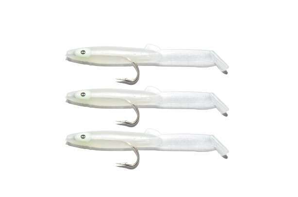 Captain 3525 Eel Fish 75cm Silikon Zargana Suni Yem 3lü Paket - E26 PEARL