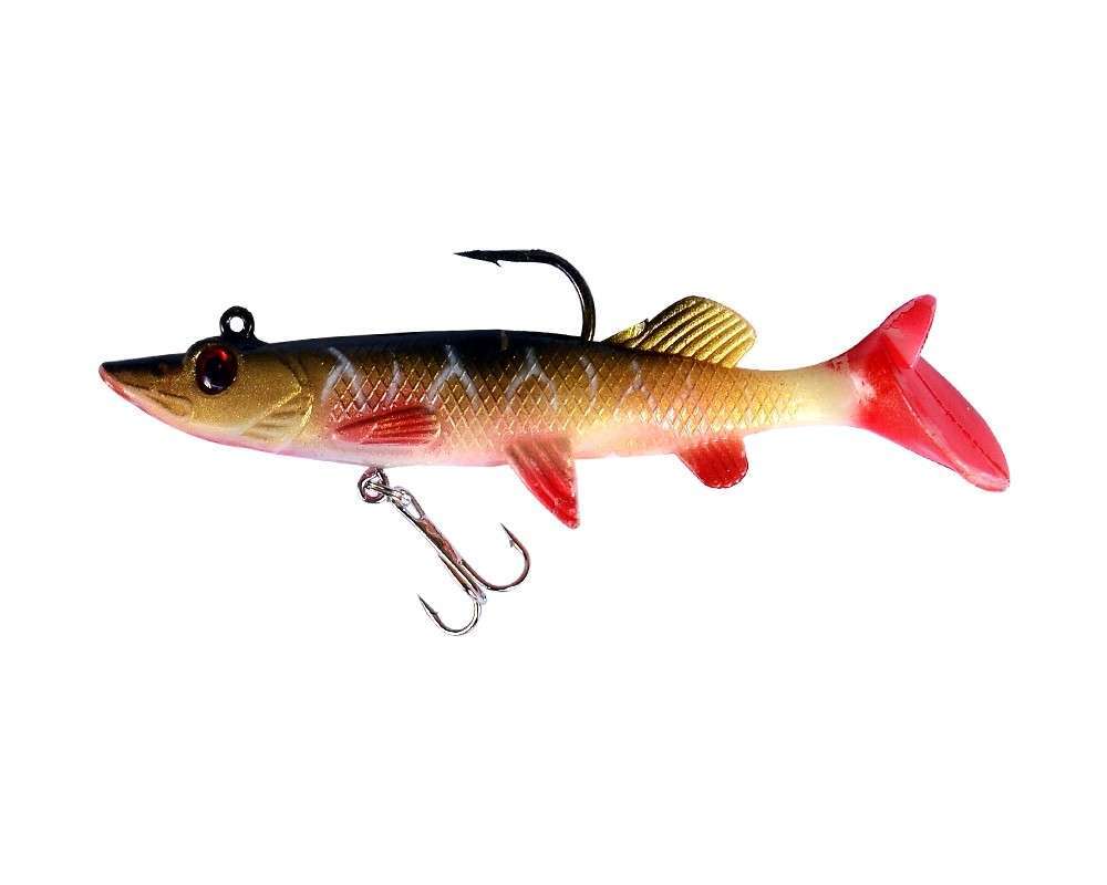 Captain 3547 Steady Pike Soft 12cm Turna Silikonu Suni Balık - 4