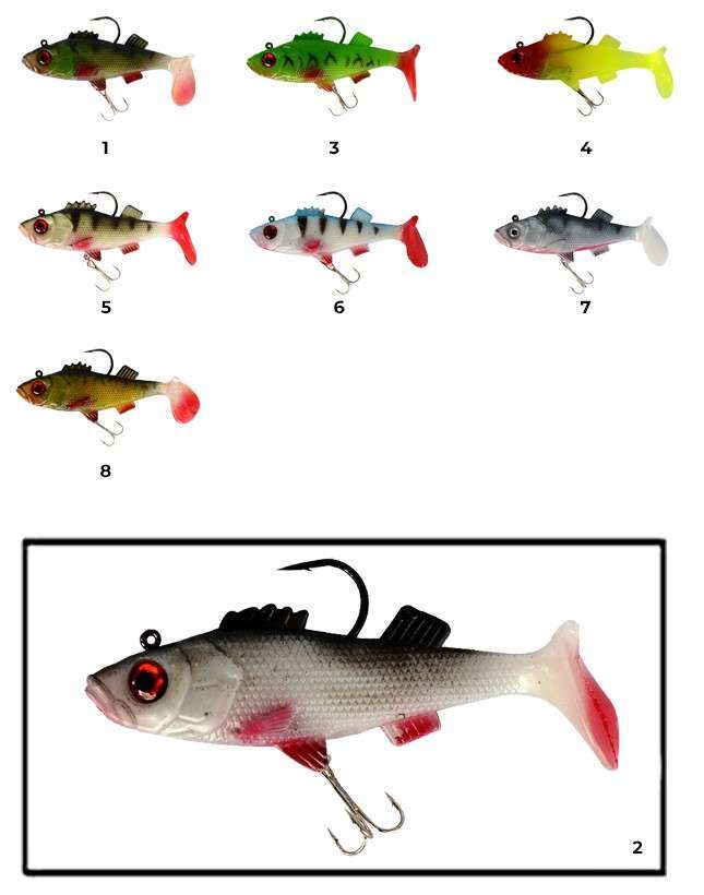 Captain 3549 Bebeto Soft 10cm Levrek Silikonu Suni Balık - 2