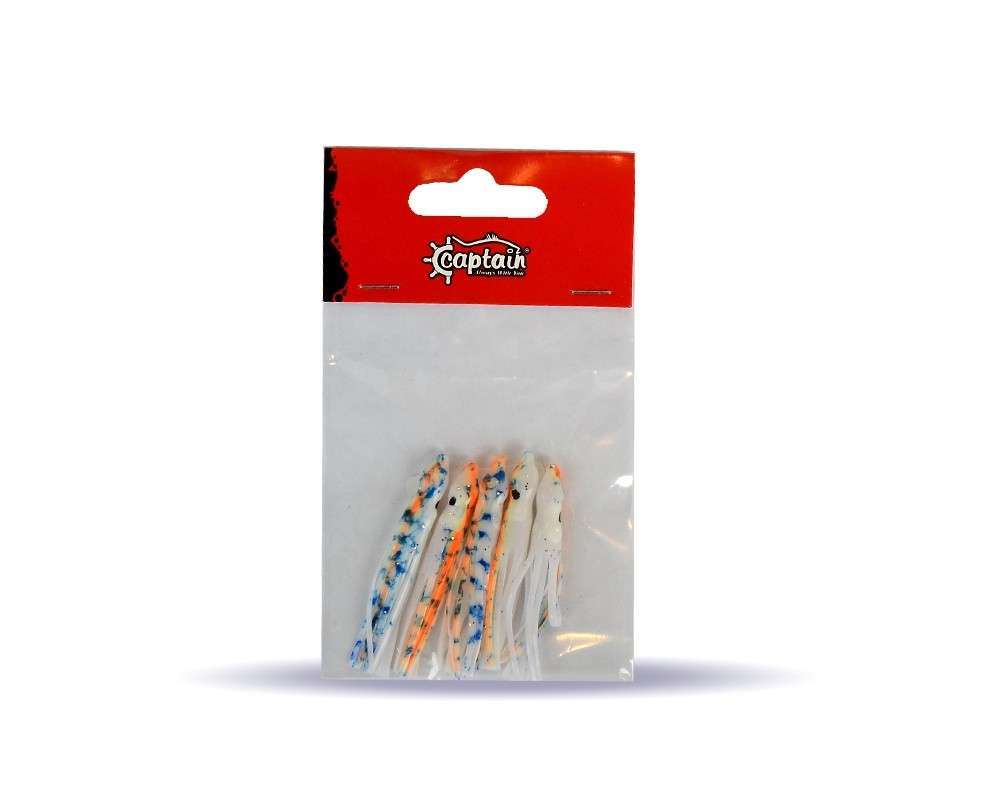 Captain 3593 Octopus Pride 5cm Ahtapot Sübye 5li Paket Suni Yem - 004
