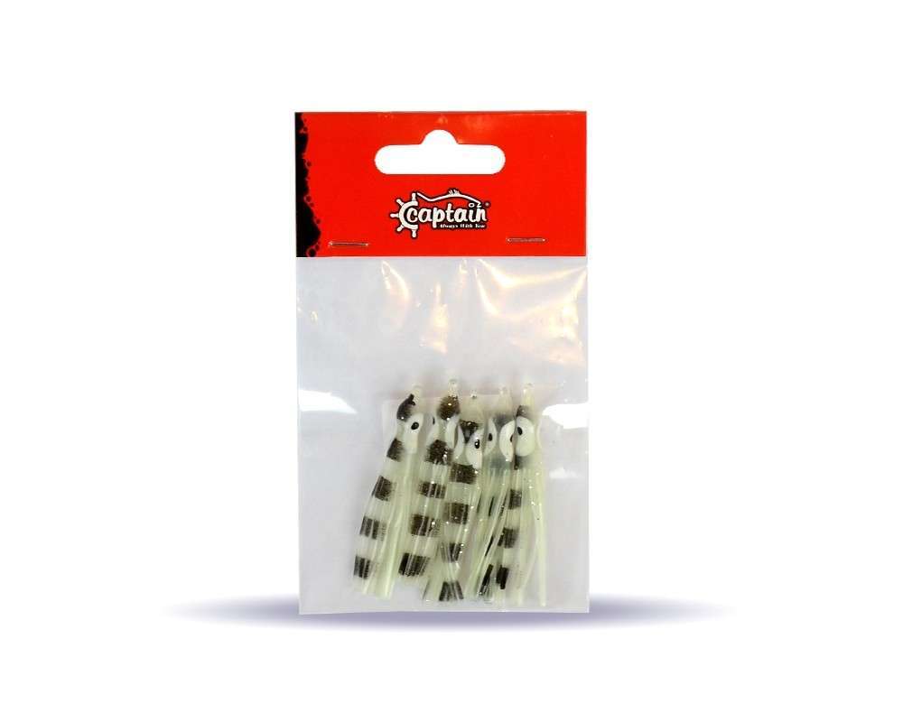 Captain 3593 Octopus Pride 5cm Ahtapot Sübye 5li Paket Suni Yem - 093