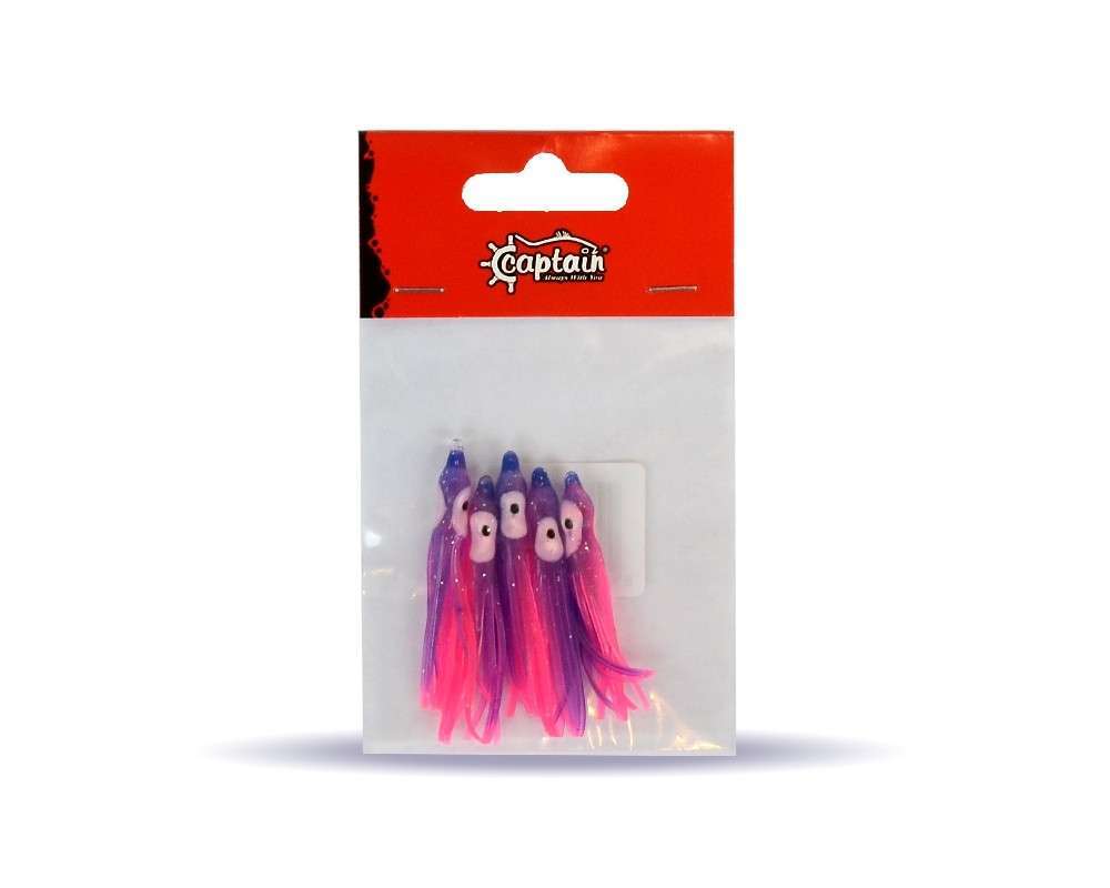 Captain 3593 Octopus Pride 5cm Ahtapot Sübye 5li Paket Suni Yem - 006