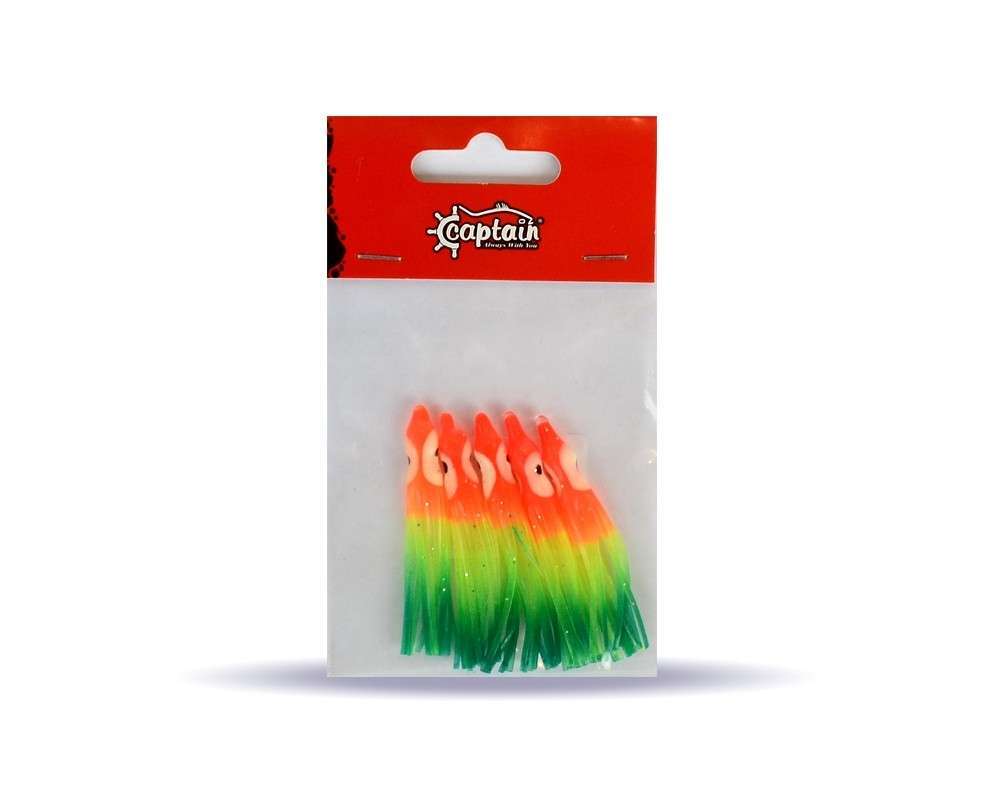 Captain 3593 Octopus Pride 5cm Ahtapot Sübye 5li Paket Suni Yem - 024