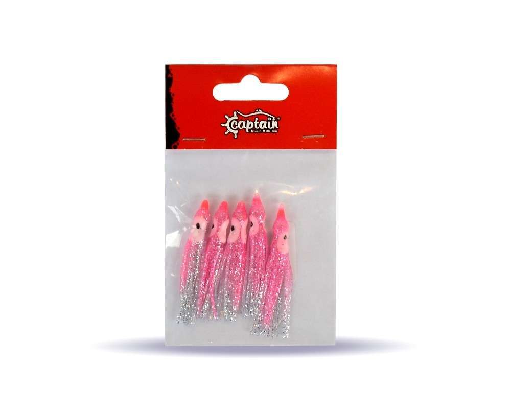 Captain 3593 Octopus Pride 5cm Ahtapot Sübye 5li Paket Suni Yem - 032