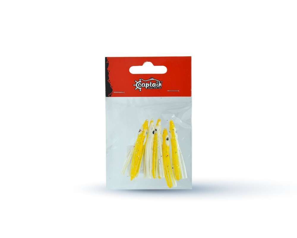 Captain 3593 Octopus Pride 5cm Ahtapot Sübye 5li Paket Suni Yem - 045