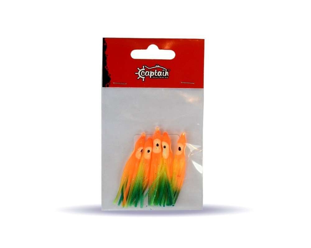 Captain 3593 Octopus Pride 5cm Ahtapot Sübye 5li Paket Suni Yem - 084