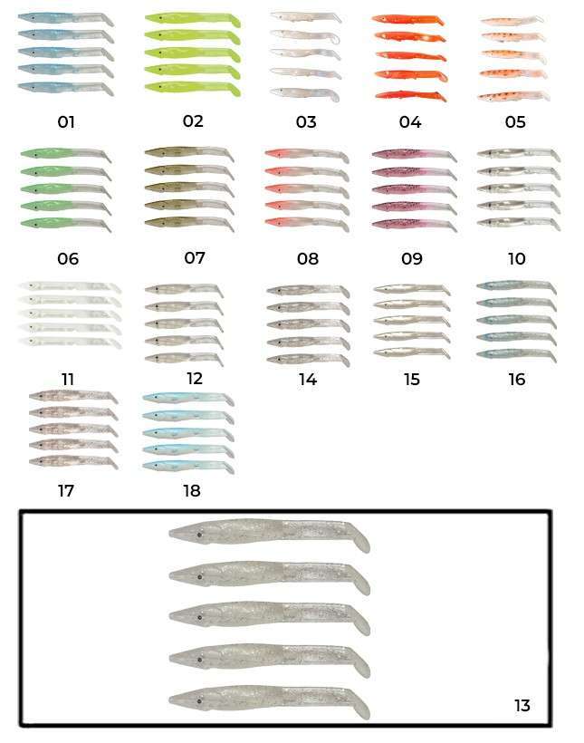 Captain 3597 Elegant 75cm Silikon Zargana 5li Paket Suni Yem - 13