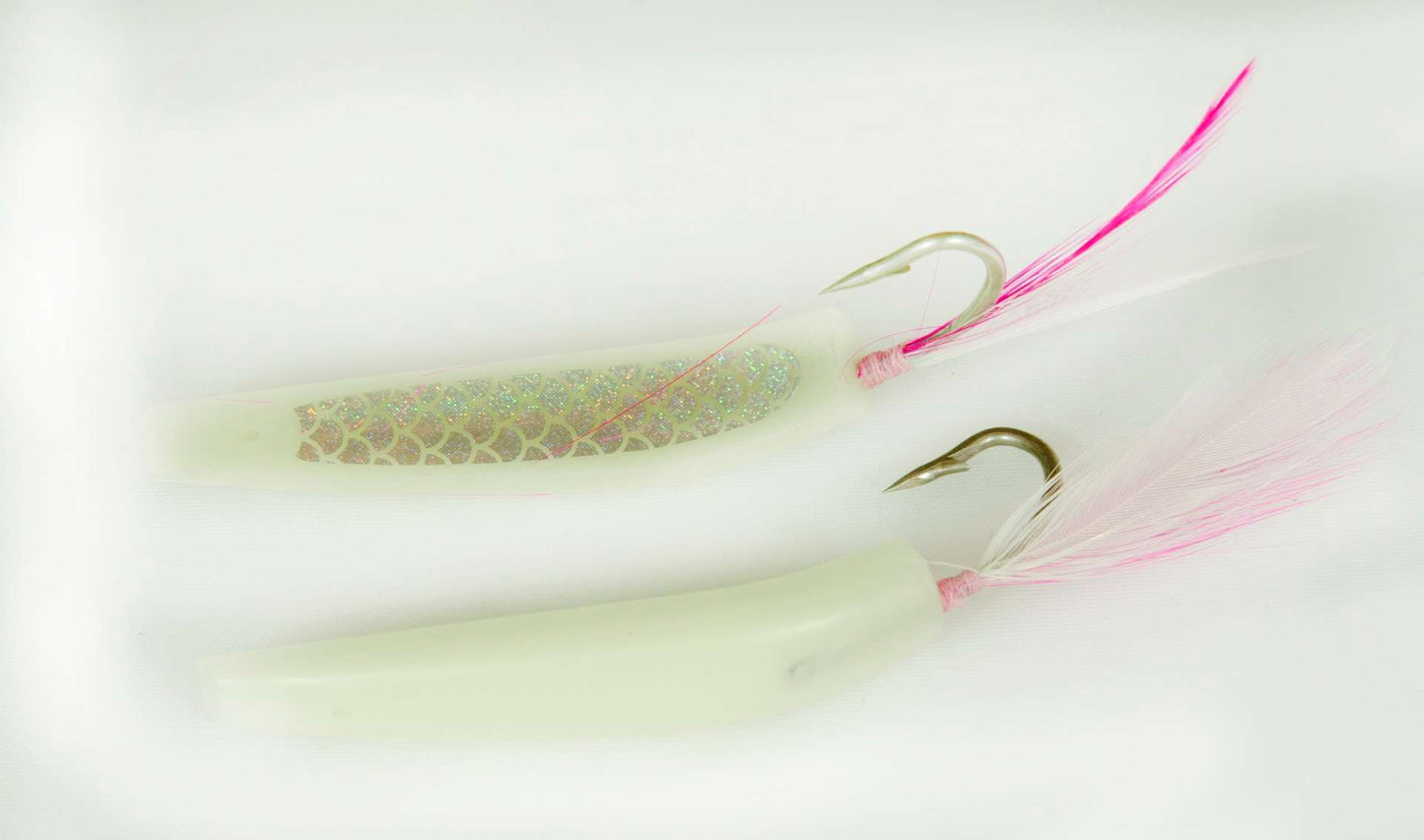 Captain 3625 Feather Jig 5cm Silikon Suni Yem 2li Paket - GLOW