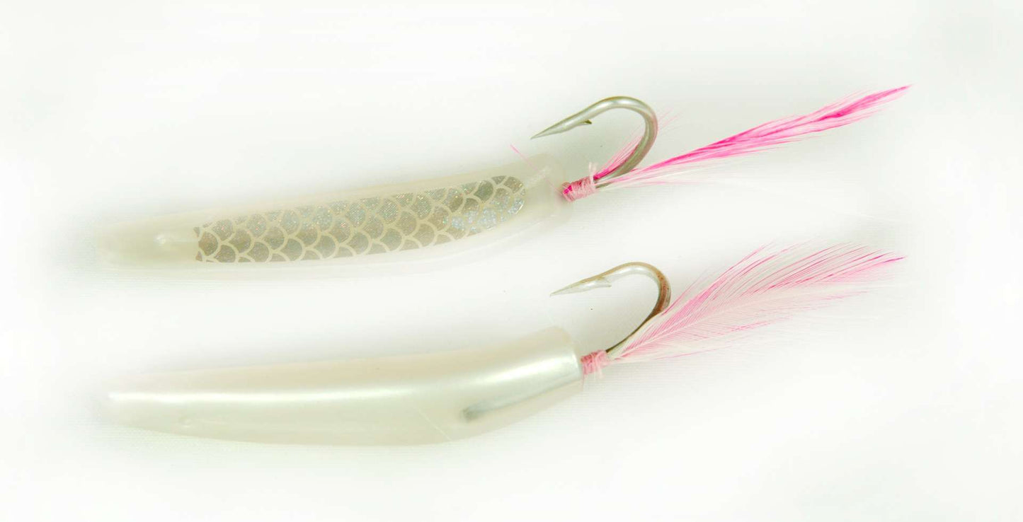 Captain 3625 Feather Jig 5cm Silikon Suni Yem 2li Paket - BEYAZ