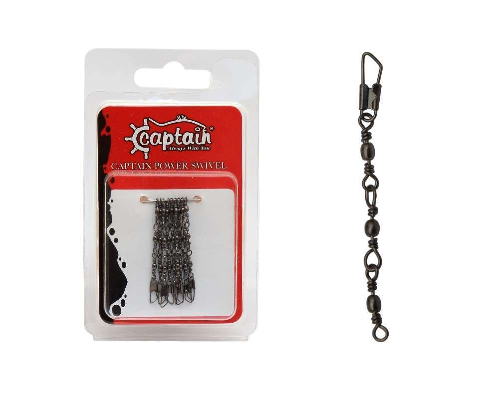 Captain 5095 3 Zincir Klips 5li Paket Black Nikel - Standart - 16