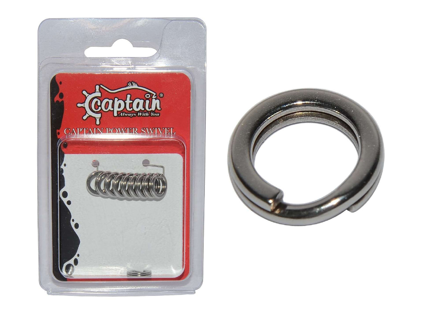 Captain 5142 Kalın Halka Güçlendirilmiş 10lu Paket İnox Naturel - Standart - 0.10 MM