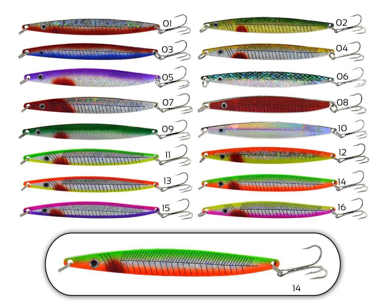 Captain 6115 Lüfer Kaşığı 26gr Hunter 105cm - 14