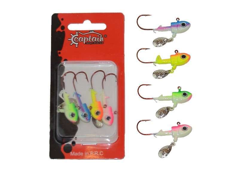 Captain 6416 Jig Head Rapstory 4lü Mix Set Kaşıklı Jig Head - Standart - 10 GR