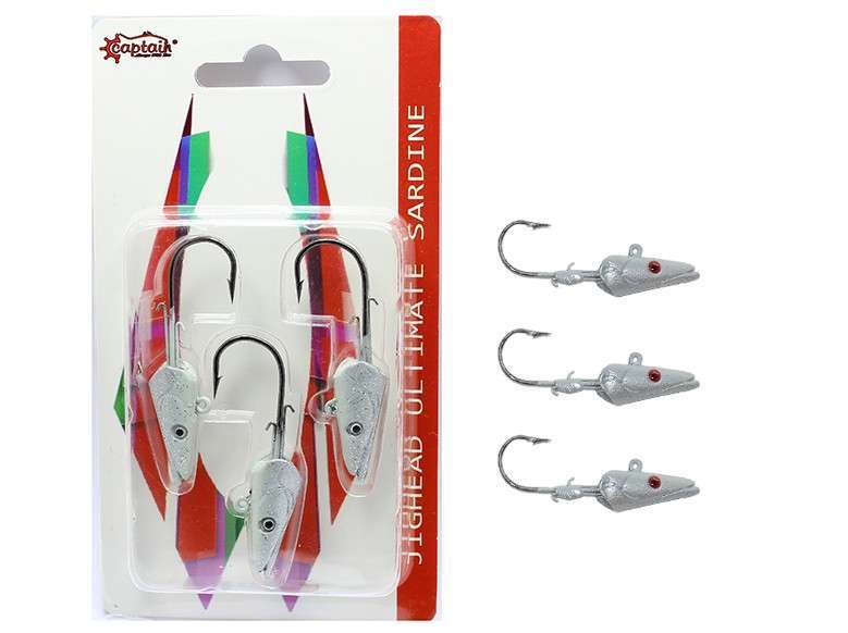 Captain 6457 Jig Head 15gr Ultimate Sardine 3lü Set - 4