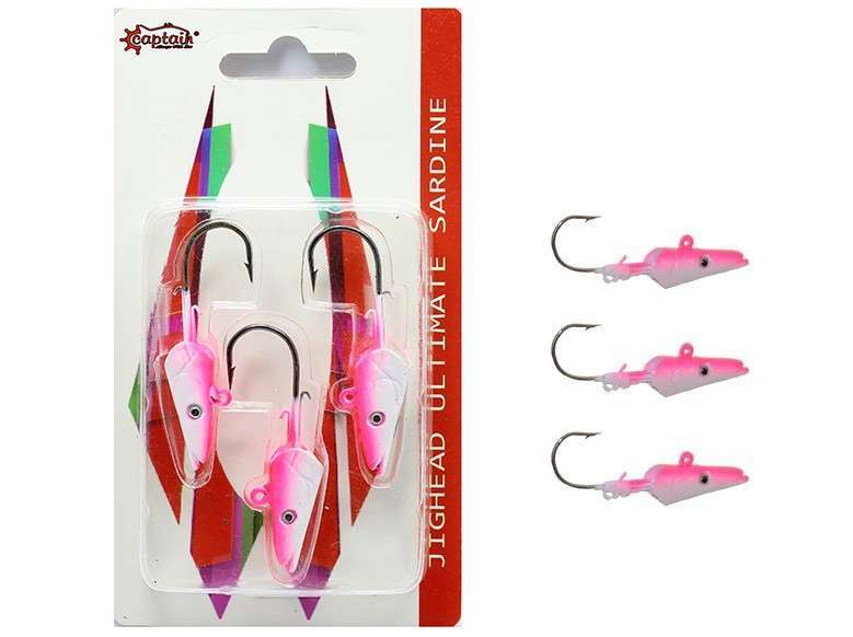 Captain 6457 Jig Head 15gr Ultimate Sardine 3lü Set - 5