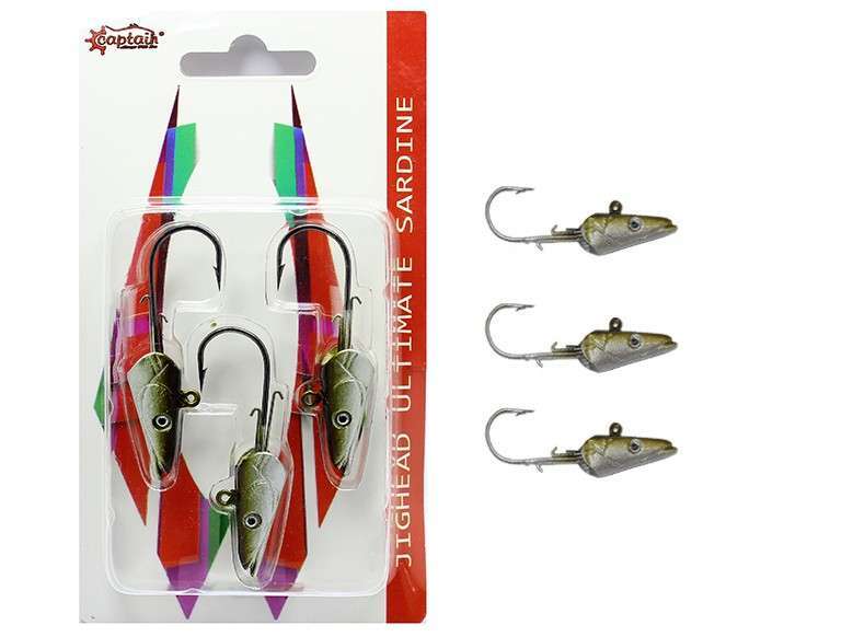 Captain 6457 Jig Head 15gr Ultimate Sardine 3lü Set - 8