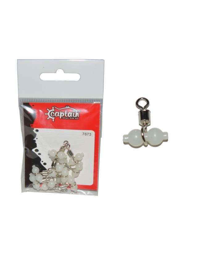 Captain Çift Boncuklu Hazır Takım Fırdöndüsü 10lu Paket - Standart - L