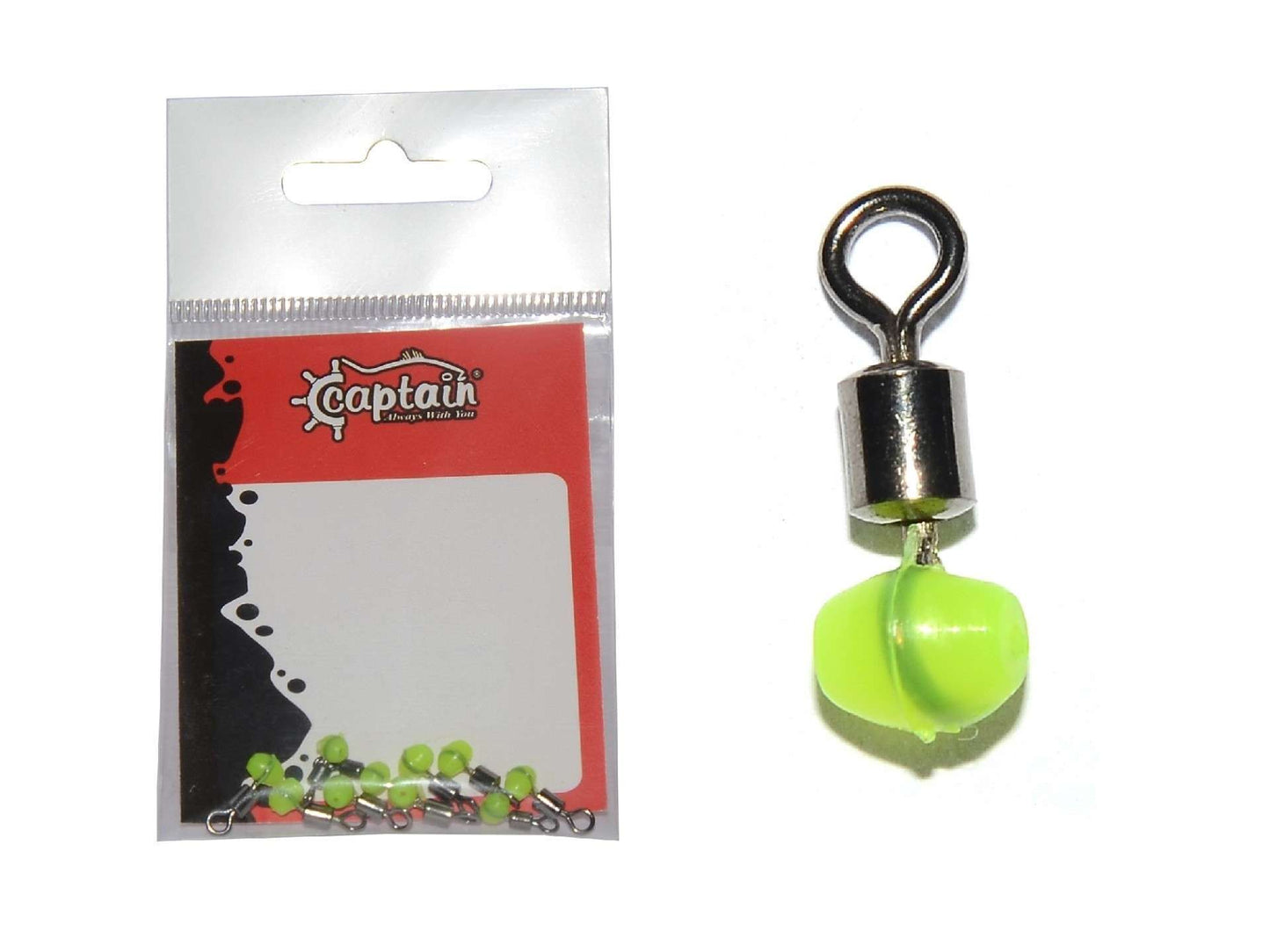 Captain Tek Boncuklu Hazır Takım Fırdöndüsü 10lu Paket - Standart - 5 MM