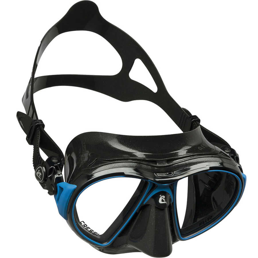 Cressi Air Dalış Maskesi - BLACK-BLACK-BLUE