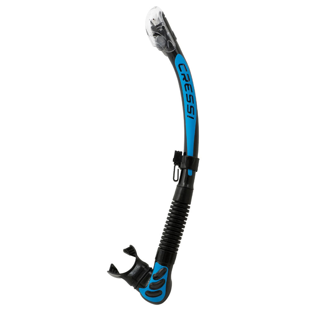 Cressi Alpha Ultra Dry Şnorkel - BLACK-BLUE