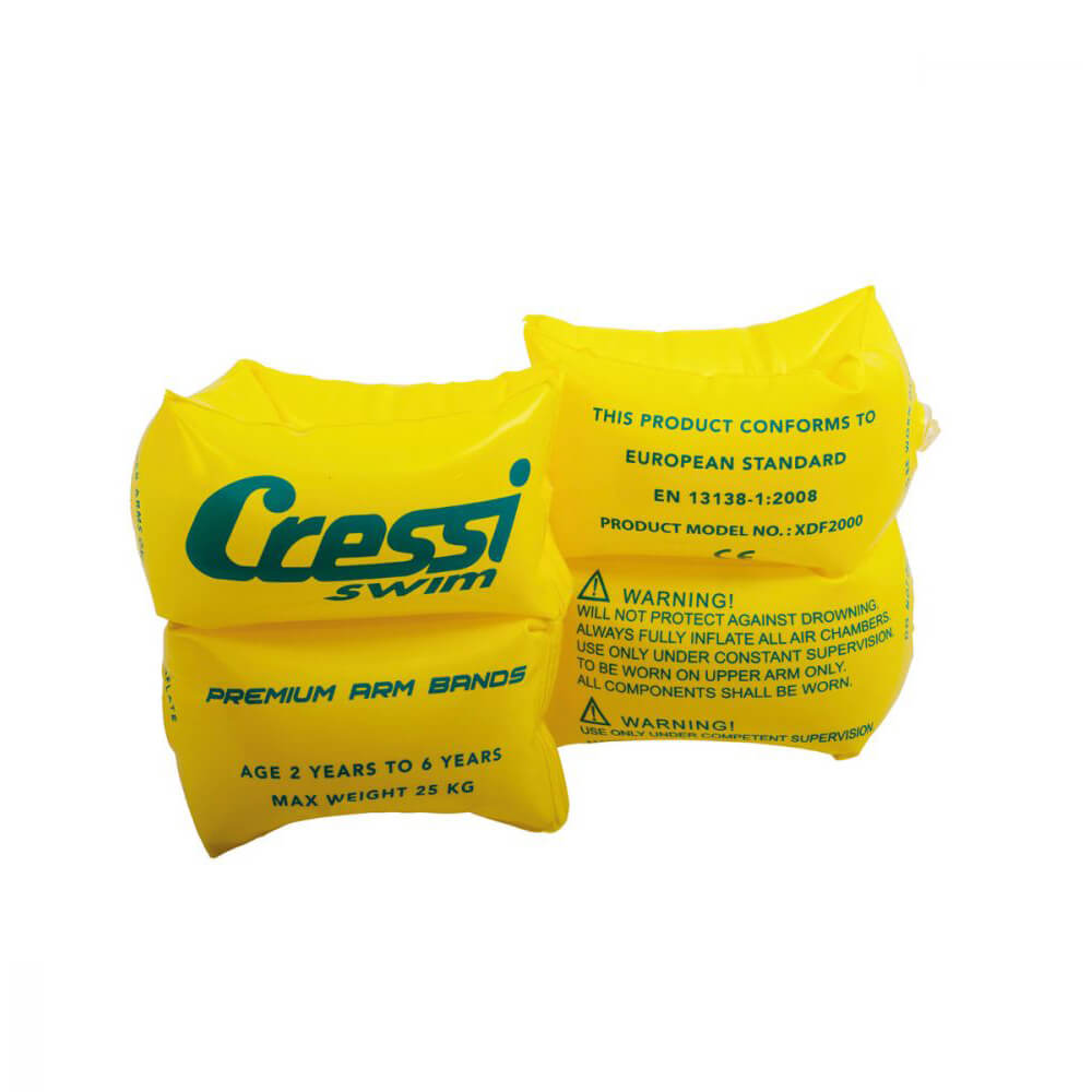 Cressi Arm Bands (Kolluk) - YELLOW
