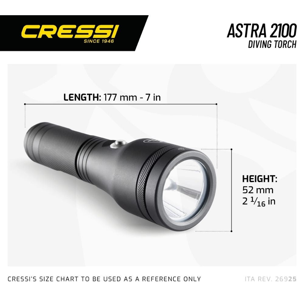 Cressi Astra 2100 Su Altı Feneri - Standart