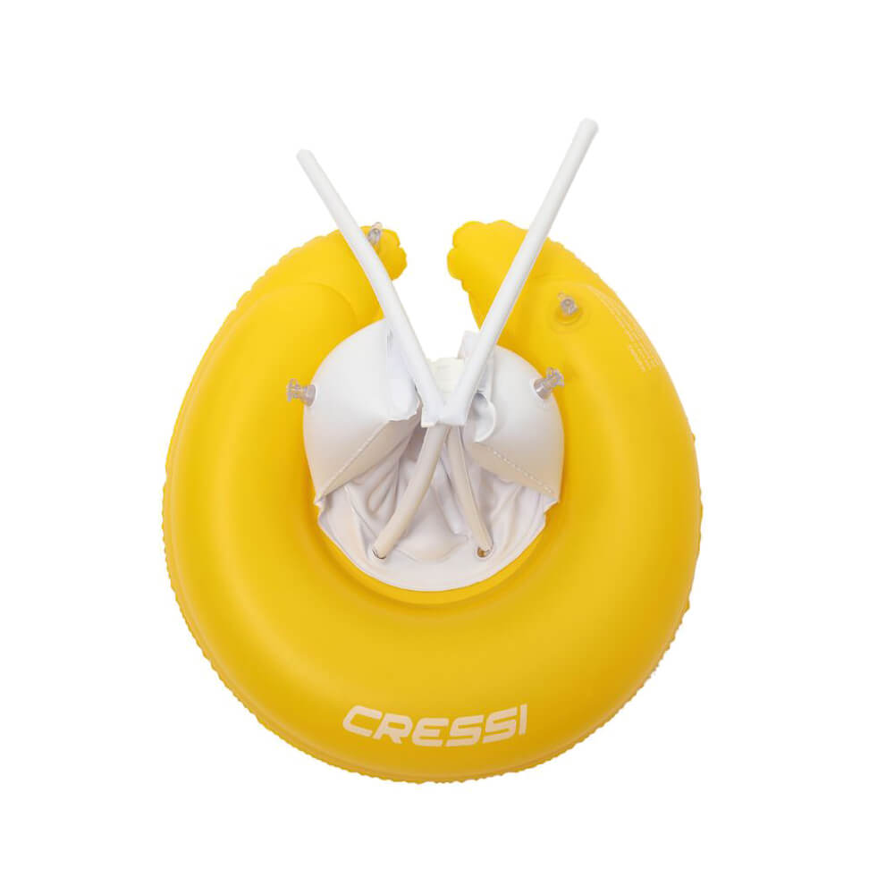 Cressi Baby Swim Ring With Seat And Braces Can Simidi - YELLOW - 32X50CM