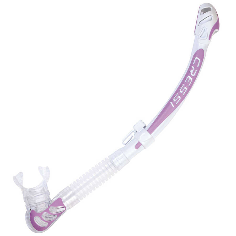 Cressi Beta Şnorkel - WHITE-LILAC