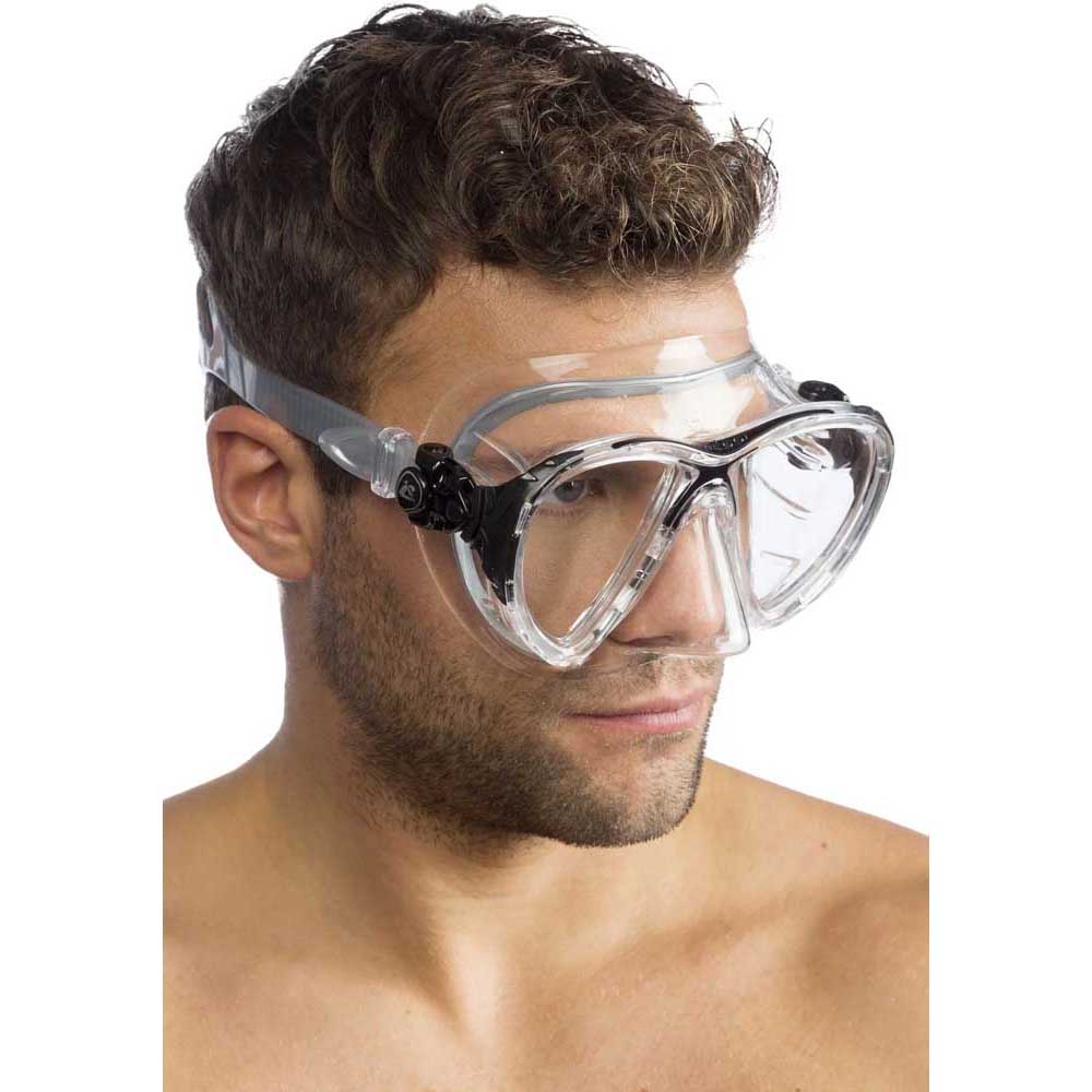 Cressi Big Eyes Evolution Crystal Dalış Maskesi - CLEAR-BLACK