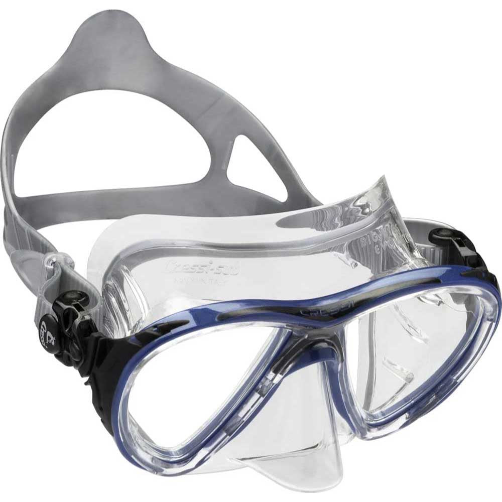 Cressi Big Eyes Evolution Crystal Dalış Maskesi - CLEAR-BLUE-BLACK