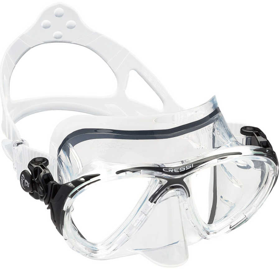 Cressi Big Eyes Evolution Dalış Maskesi - CLEAR-CLEAR-BLACK