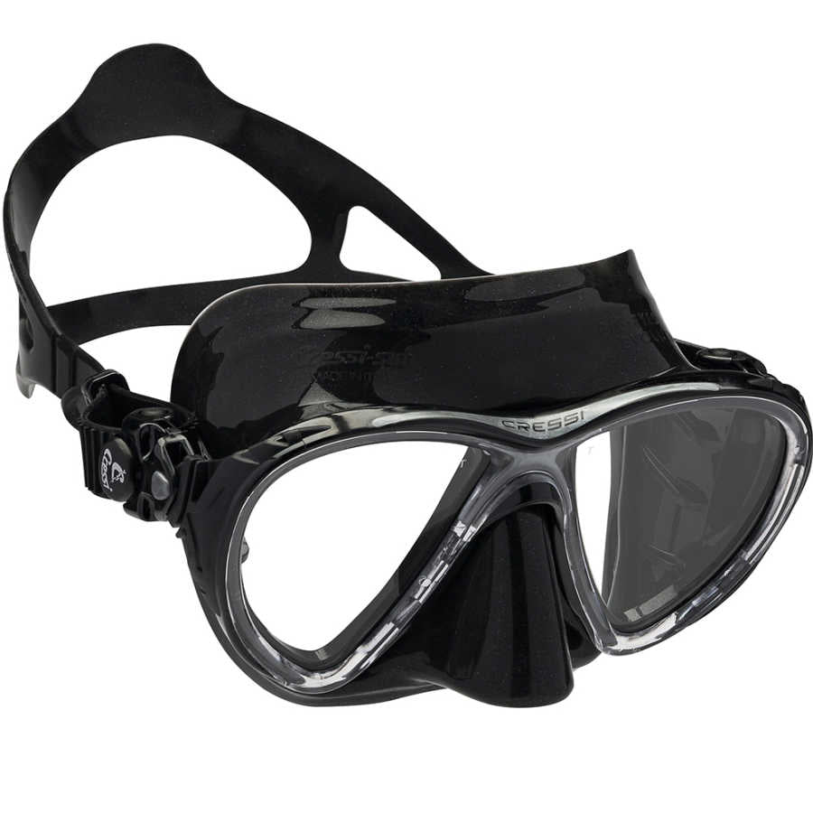 Cressi Big Eyes Evolution Dalış Maskesi - BLACK-BLACK